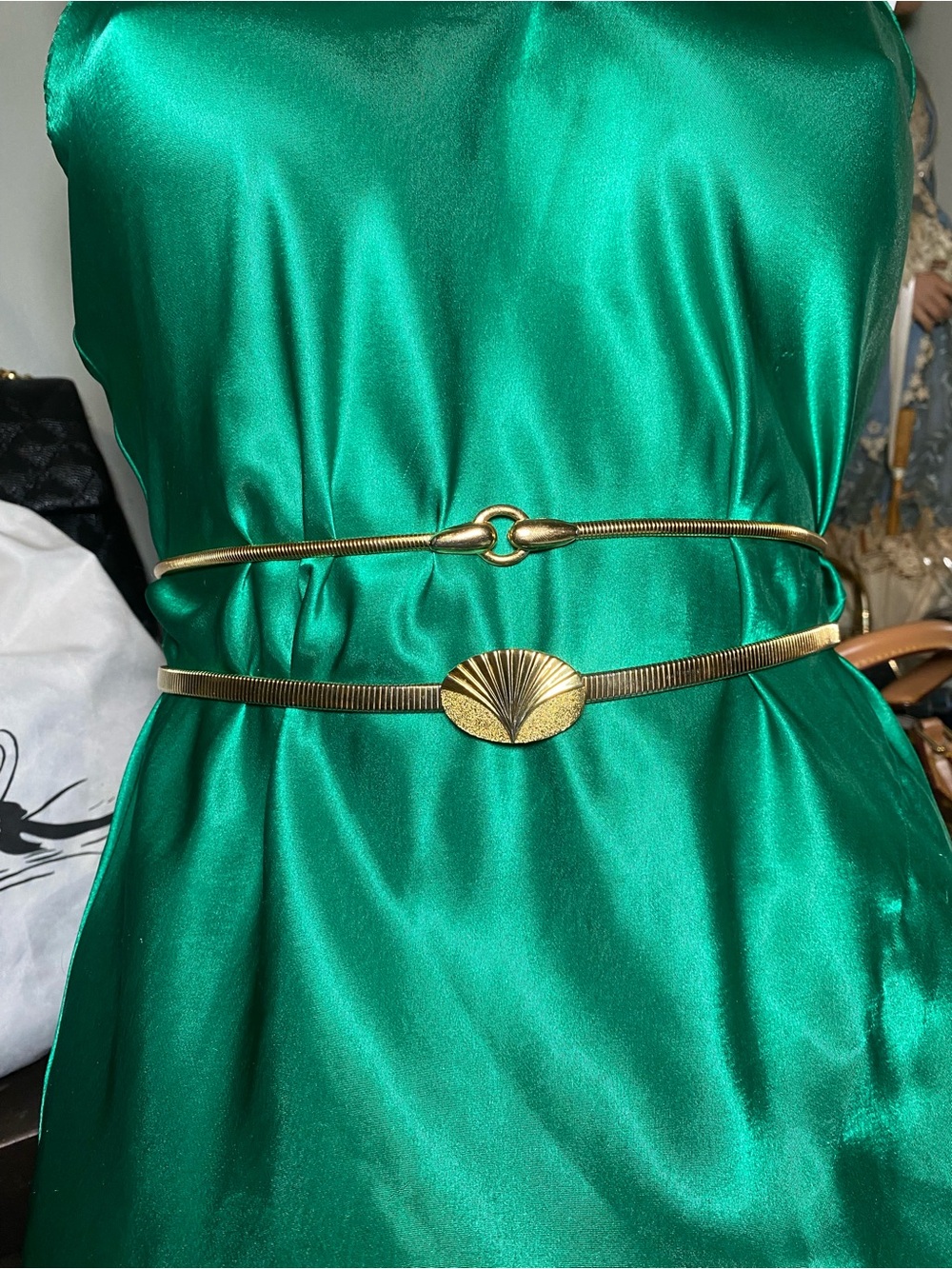Vintage metal belts
